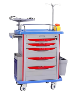 Carrito De Emergencia De Plástico Multifuncional